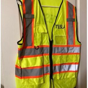 tesla employee safety vest.